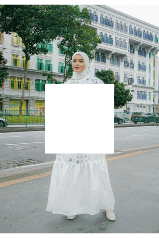 Mazaya Dress White